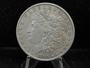 1885 P Morgan Silver Dollar - Extra Fine
