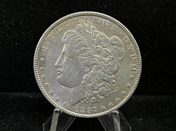 1897 P Morgan Silver Dollar - Extra Fine