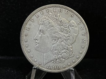 1890 P Morgan Silver Dollar - Very Fine