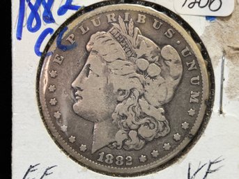 1882 CC Morgan Silver Dollar - Very Fine
