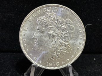 1878 P Morgan Silver Dollar - 7 Tail Feathers - Uncirculated