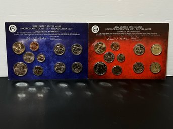 2022 US Mint P & D Uncirculated Coin Set