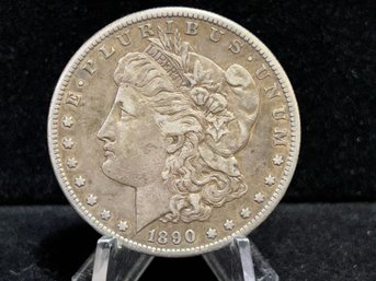 1890 S Morgan Silver Dollar - Extra Fine