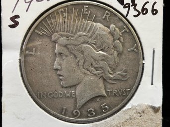 1935 S Peace Silver Dollar - Very Fine