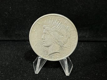 1922 S Silver Peace Dollar - Fine