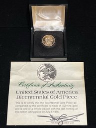 1976 George Washington Commemorative .500 Gold Commemorative Round