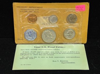 1959 US Silver 5 Coin Proof Set - Original Envelope