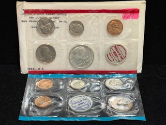 1968 US Silver 5 Coin Proof Set - Original Envelope