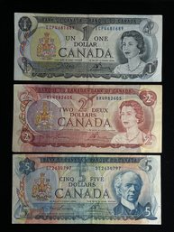 $8 Face Value Lot Of Uncirculated Canadian Currency