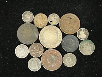 14 Piece Type Set - Mixed Years And Denominations