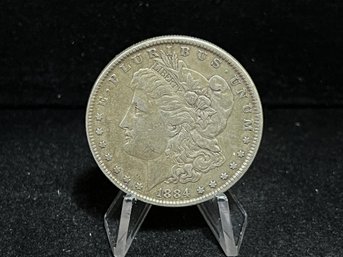 1884 P Morgan Silver Dollar - Extra Fine