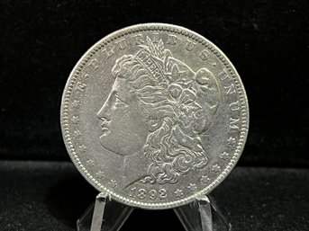 1892 P Morgan Silver Dollar - Extra Fine