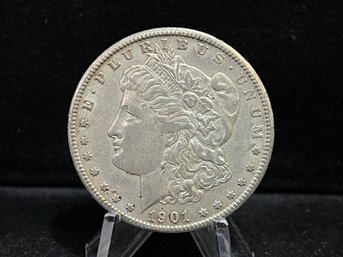 1901 O Morgan Silver Dollar - Almost Uncirculated