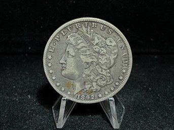 1892 O Morgan Silver Dollar - Very Fine