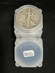 Roll Of US Silver Walking Liberty Half Dollars - Better Dates & Condition