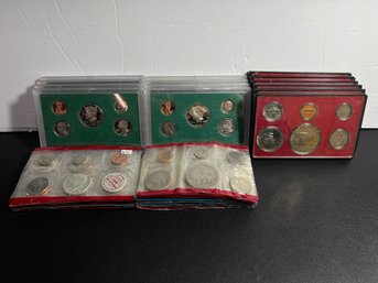 Lot Of Loose US Mint Proof And Uncirculated P & D Coin Sets - Over $40 Face Value