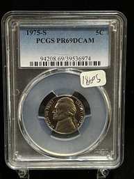 1975 S United States Jefferson Nickel - PCGS PR69 Deep Cameo