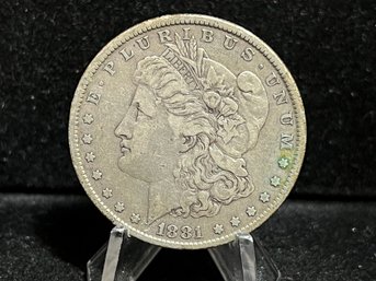 1881 P Morgan Silver Dollar - Very Fine