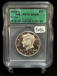 2006 S Kennedy Proof Half Dollar - ICG PR70 DCAM