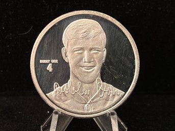 Numbered Edition Bobby Orr .999 Fine Silver 1 Troy Ounce Round