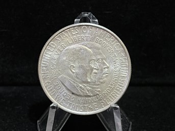 1952 Booker T Washington & George Washington Carver Silver Commemorative Half Dollar