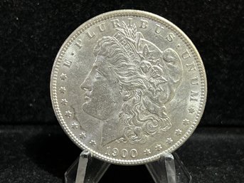 1900 P Morgan Silver Dollar - Almost Uncirculated