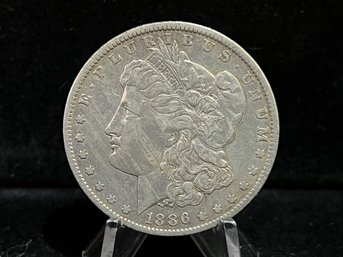 1886 O Morgan Silver Dollar