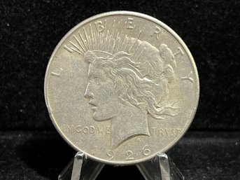 1926 S Peace Silver Dollar - Very Fine