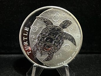 2022 Niue Sea Turtle One Troy Ounce .999 Fine Silver Coin