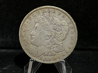 1889 P Morgan Silver Dollar - Extra Fine