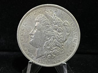 1891 P Morgan Silver Dollar - Extra Fine