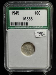 1945 P Mercury Silver Dime - Uncirculated