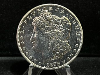 1878 S Morgan Silver Dollar - Cleaned
