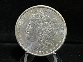 1900 P Morgan Silver Dollar - Almost Uncirculated