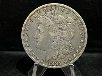 1881 P Morgan Silver Dollar - Very Fine
