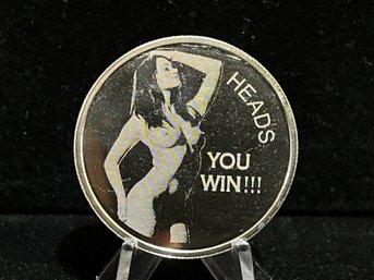 Heads You Win .999 Fine Silver 1 Troy Ounce Round