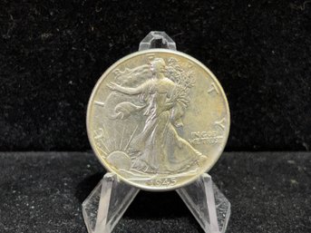 1945 Walking Liberty Silver Half Dollar -