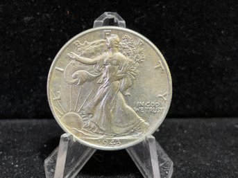 1943 Walking Liberty Silver Half Dollar -