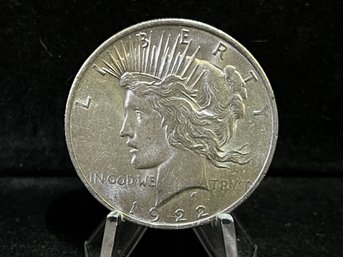 1922 P Silver Peace Dollar - Uncirculated