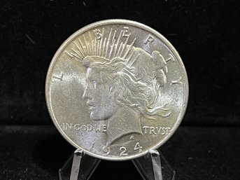 1924 P Silver Peace Dollar - Uncirculated