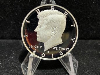 2015 S Kennedy Proof Silver Half Dollar - Low Mintage