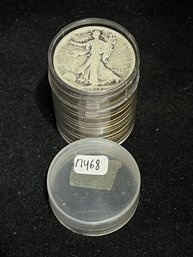 Roll Of Mixed Year Walking Liberty Half Dollars - Various Conditions $10 Face Value