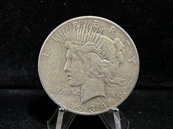 1934 S Peace Silver Dollar - Very Fine