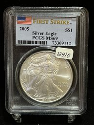 2005 Silver Eagle PCGS MS69