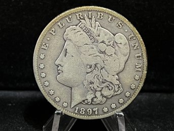 1897 S Morgan Silver Dollar - Fine