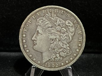 1902 P Morgan Silver Dollar - Extra Fine