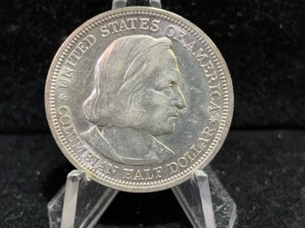 1892 Columbian Exposition Commemorative Silver Half Dollar