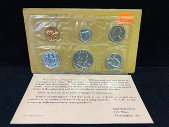 1962 US Silver 5 Coin Proof Set - Original Envelope