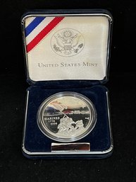 2005 US Mint Marine Corps 230th Anniversary Commemorative Proof Silver Coin