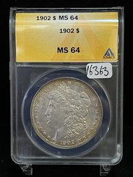 1902 P Morgan Silver Dollar - ANACS MS64